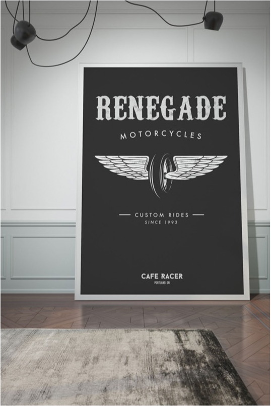 Café Racer brand application 5