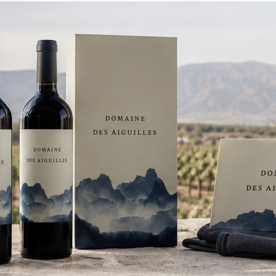 Domaine des Aiguilles brand project
